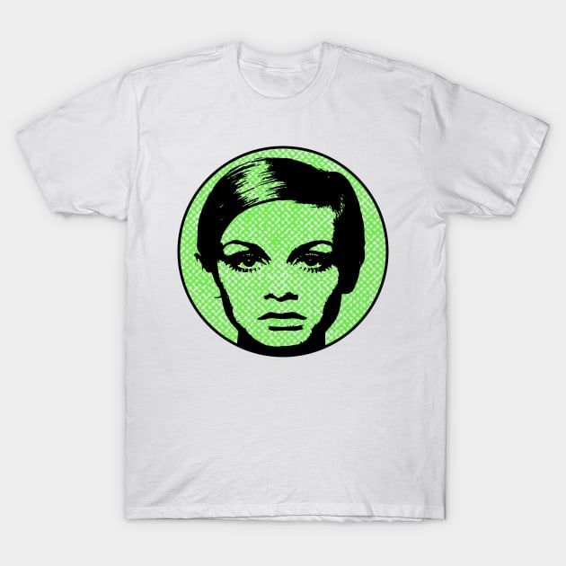 TWIGGY (Green Print) T-Shirt by RCDBerlin